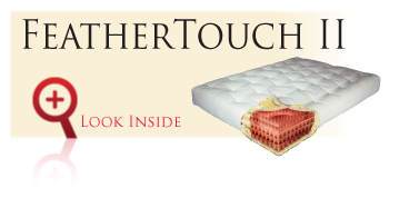 Look inside the Gold Bond FeatherTouch II futon sofa sleeper mattress